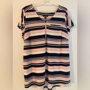 Short sleep top with embellishments